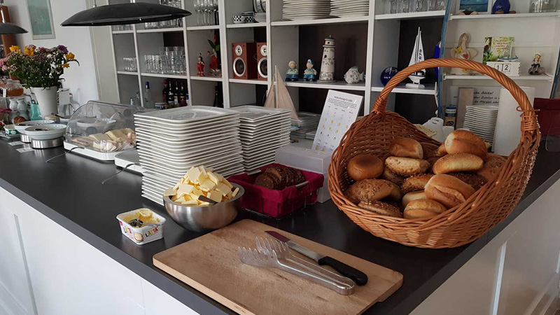 Frühstück Sonnenstrand Mönchgut Rügen